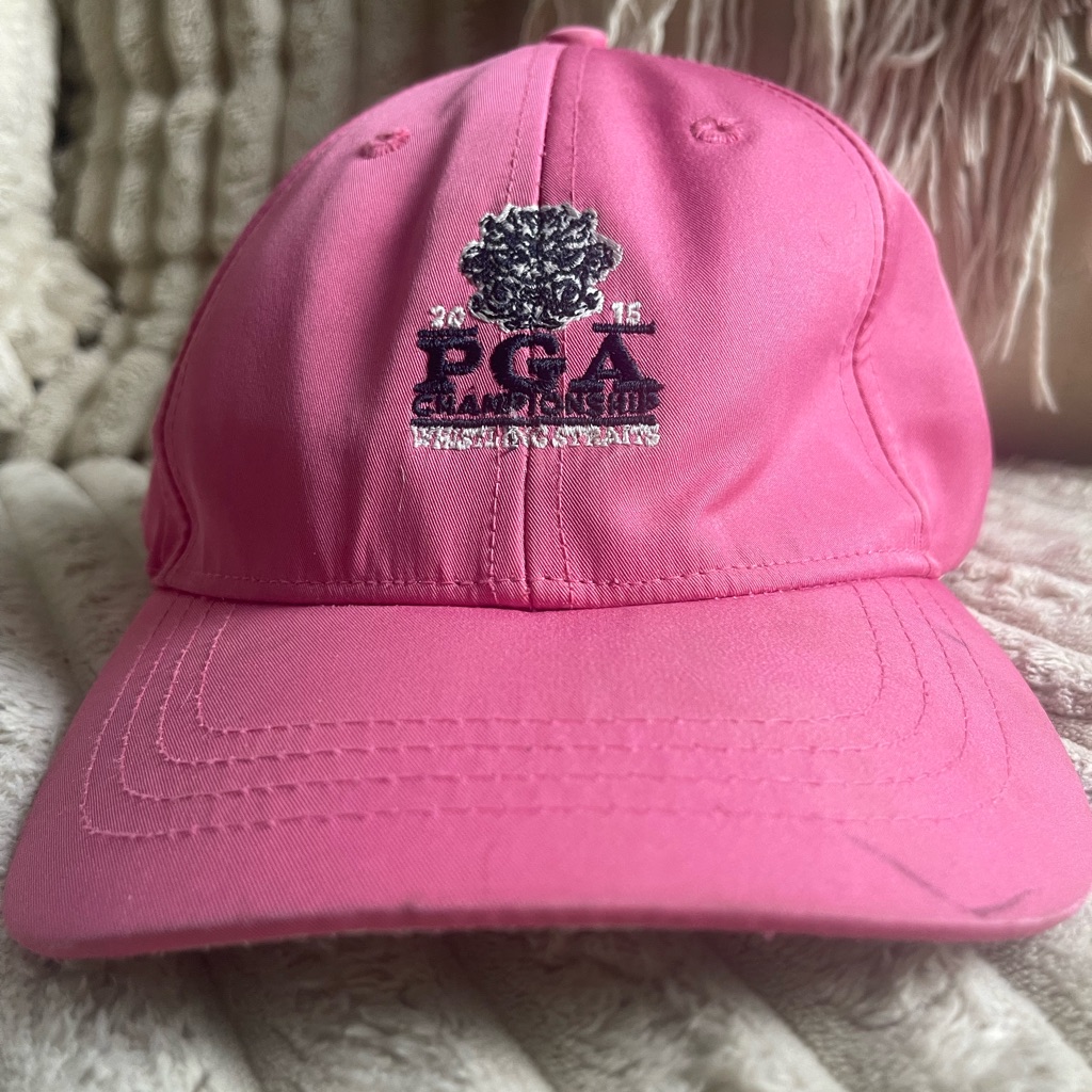 2015 Pga Championship Whistling Straits Golf Hat Pink Strapback